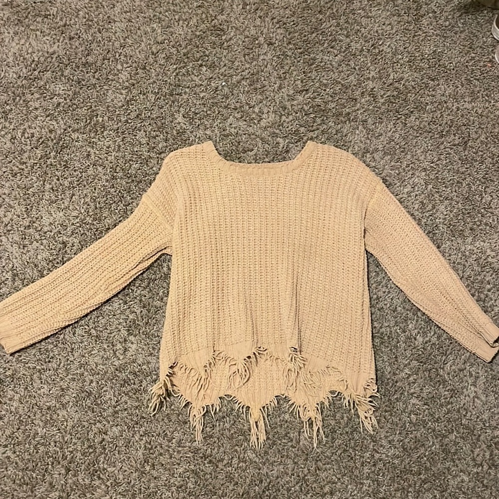 Chunky Mustard Yellow Sweater